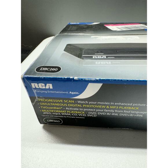 RCA DRC260 DVD/CD Player Progressive Scan NEW - Picture 2 of 5